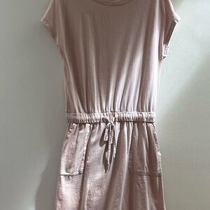Casual Tan Short Sleeve Dress